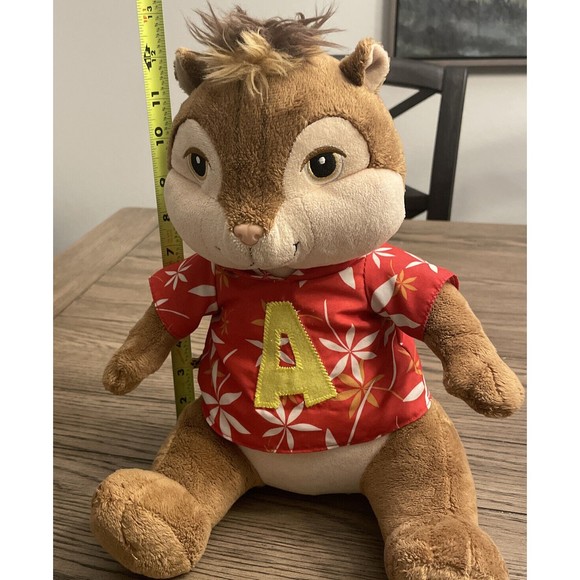 Build-A-Bear Alvin And The Chipmunks ALVIN HAWAIIAN SHIRT Plush Soft Toy (2011) - Picture 5 of 9